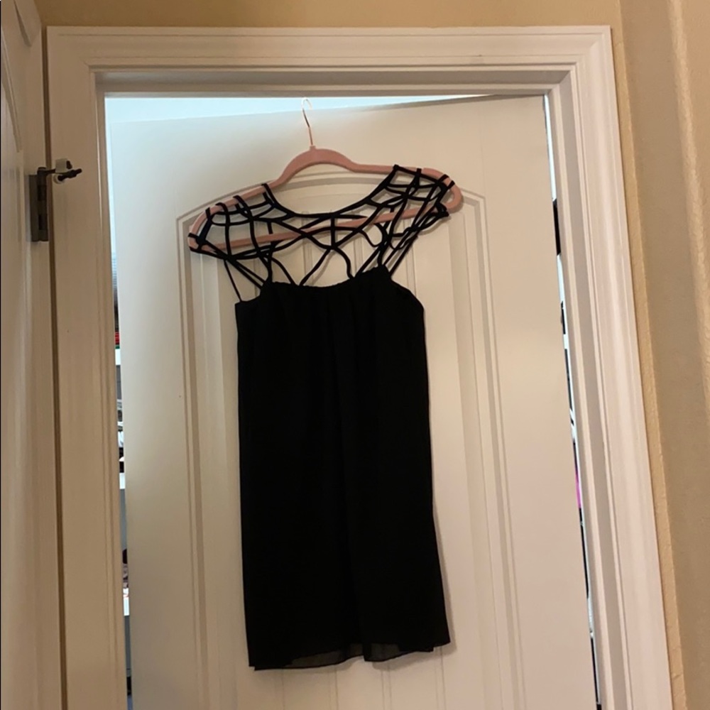 Black mini dress!